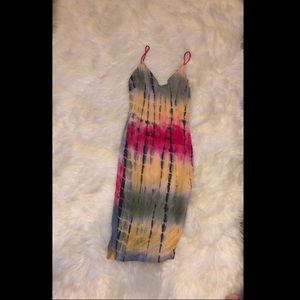 FASHION NOVA TYE DYE BODYCON DRESS